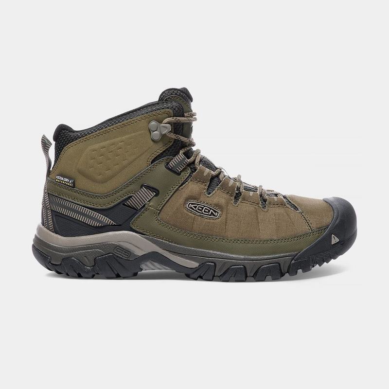 Keen Targhee Exp Waterproof Mid - Erkek Trekking Bot - Zeytin Yeşili/Siyah - Turkey (102849OHN)